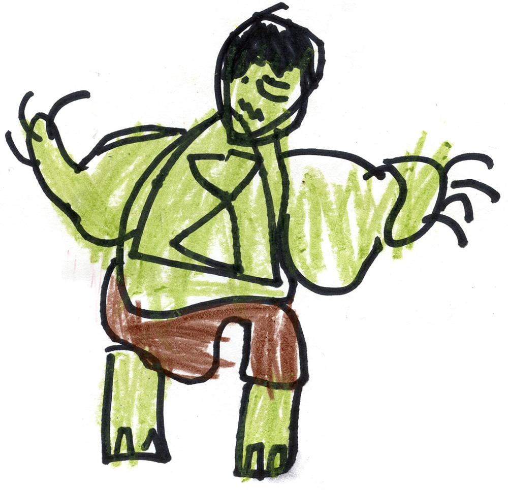 1000x965 Hudson's Hulk Drawing Art Projects For Kids Bloglovin'