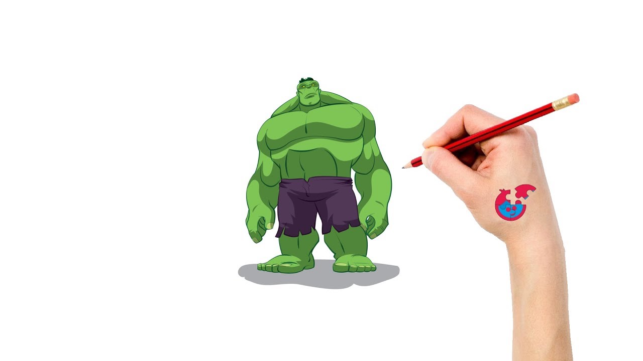 1280x720 Learning How To Draw Marvel Heros For Toddlers Hulk