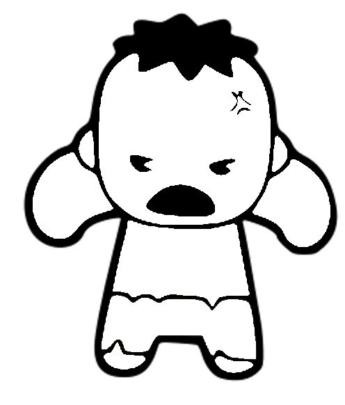 496x582 Marvel Avengers Chibi Hulk