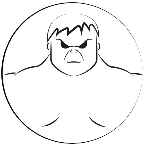512x512 Collection Of Free Hulk Drawing Face Download On Ui Ex