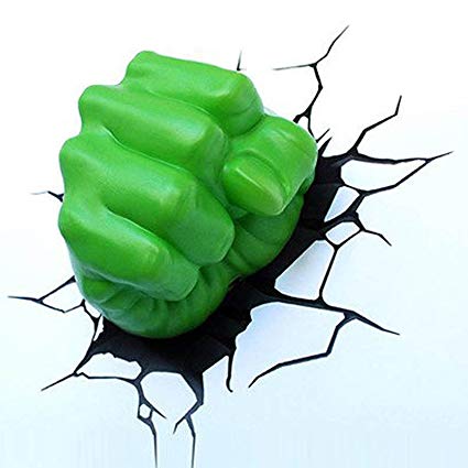 425x425 Marvel Avengers Hulk Fist Deco Wall Led Night Light Art Fx Room