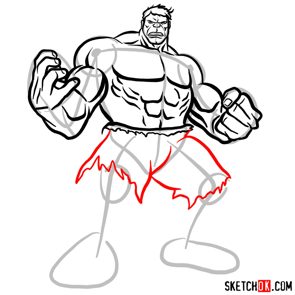 1200x1200 How To Draw The Hulk