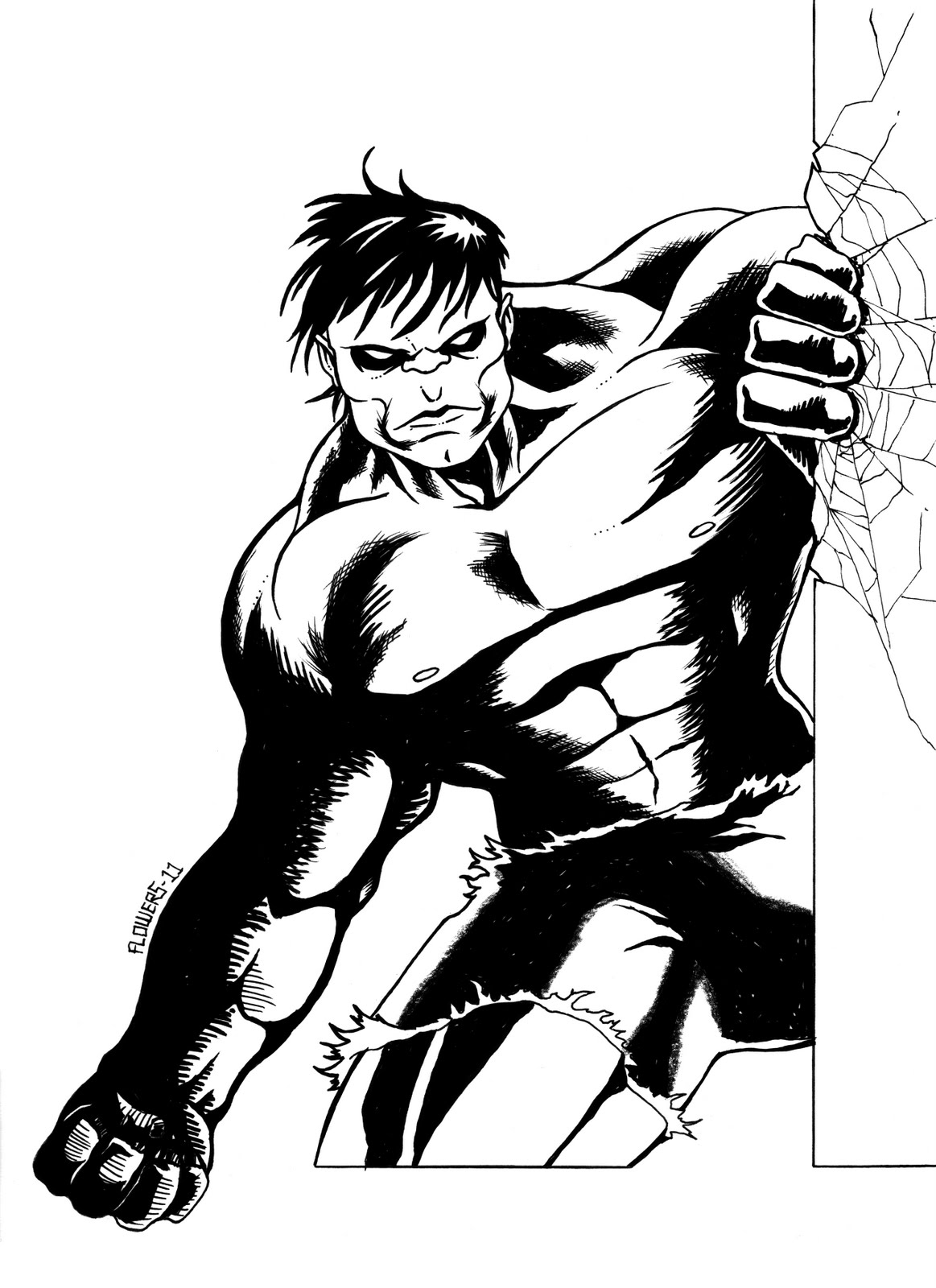 1163x1600 Drawn Hulk Awesome Person