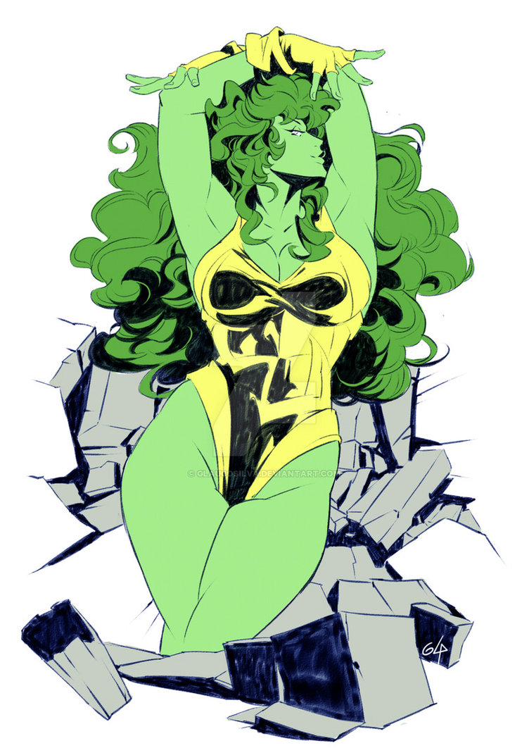 752x1062 She Hulk Digital Pencil