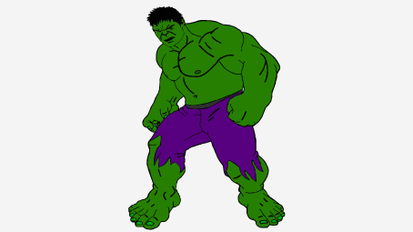 Hulk Smash Drawing