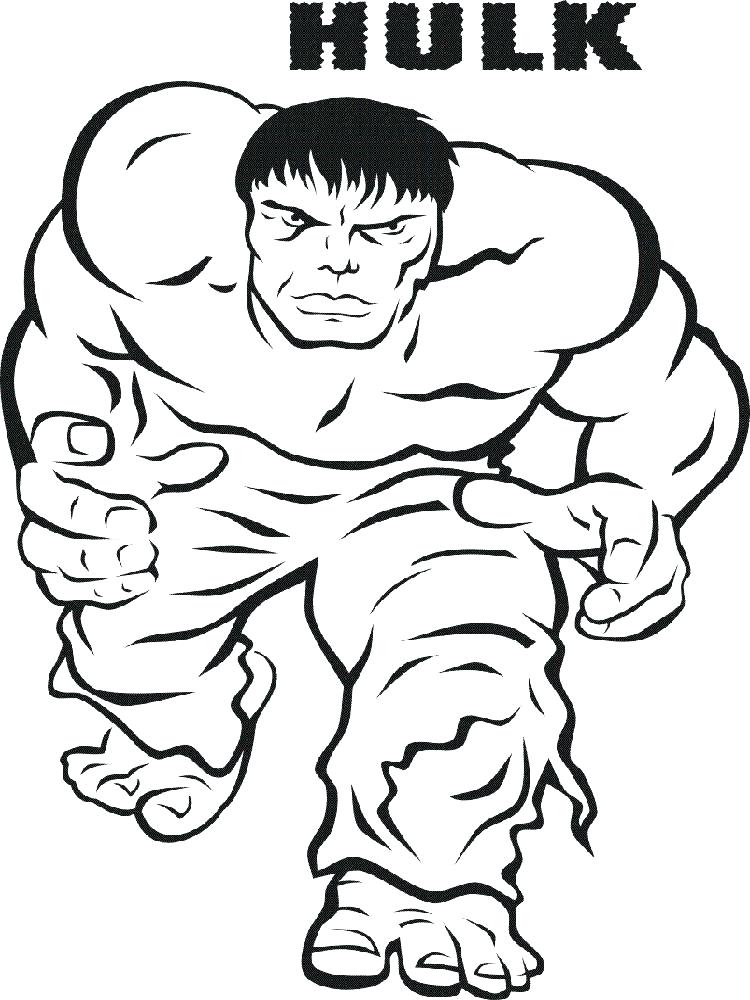 750x1000 Red Hulk Coloring Pages Free Printable For Kids Hogan The Drawing