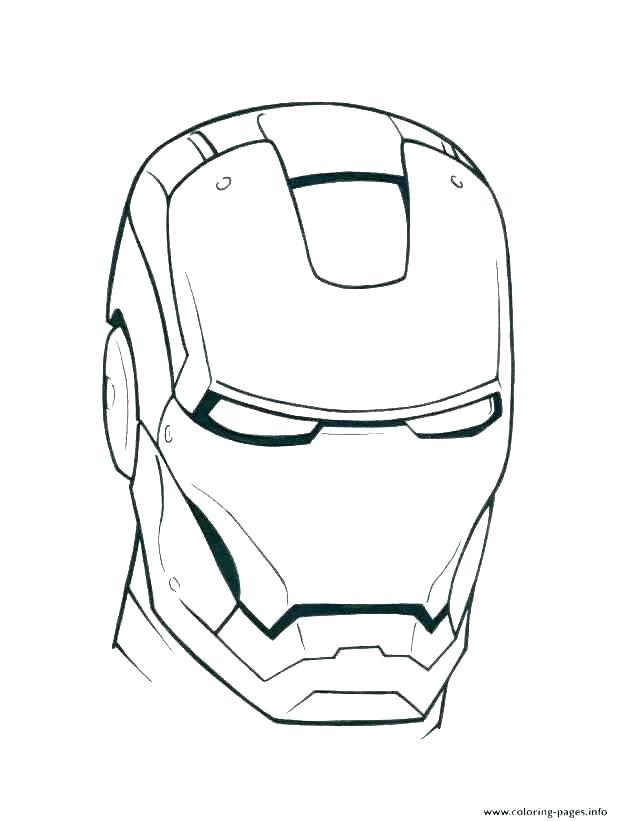 618x821 Iron Man Coloring