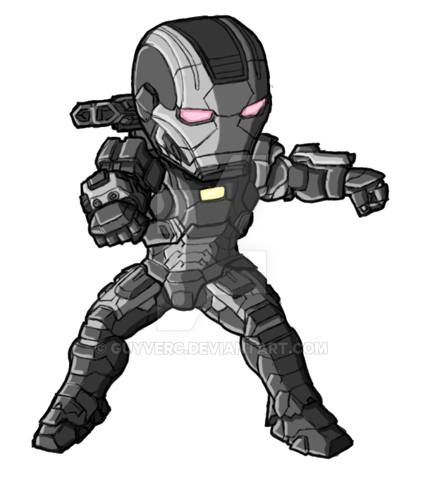 600x688 Hulkbuster Drawing Chibi For Free Download