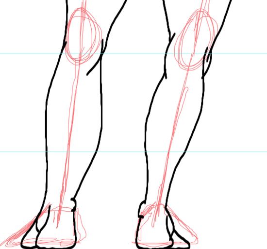 550x513 Legs Are Hard To Draw From The Back! Animator Shawn Barnett Gives