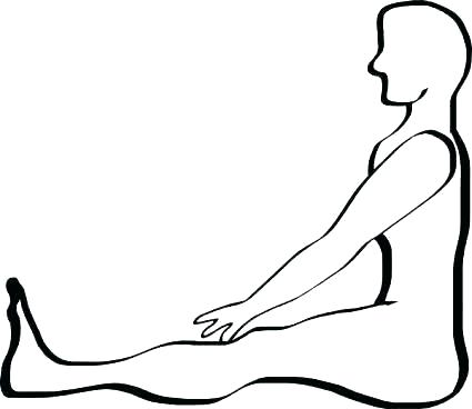 425x368 Outline Of Childrens Bodies Template How To Draw A Fish Step