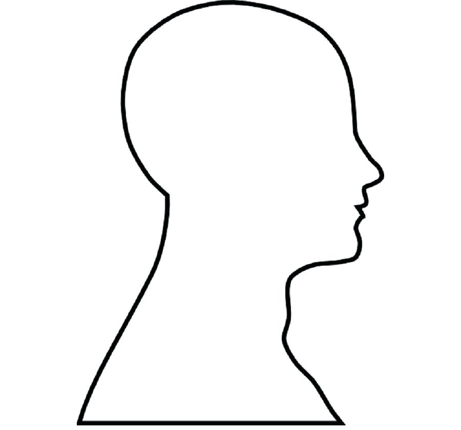900x840 Outline Of A Human