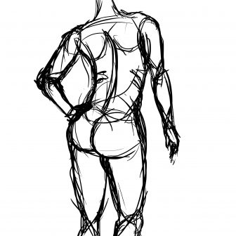 336x336 Continuous Line Drawing Art Tattoo Buildings Artwork Bike