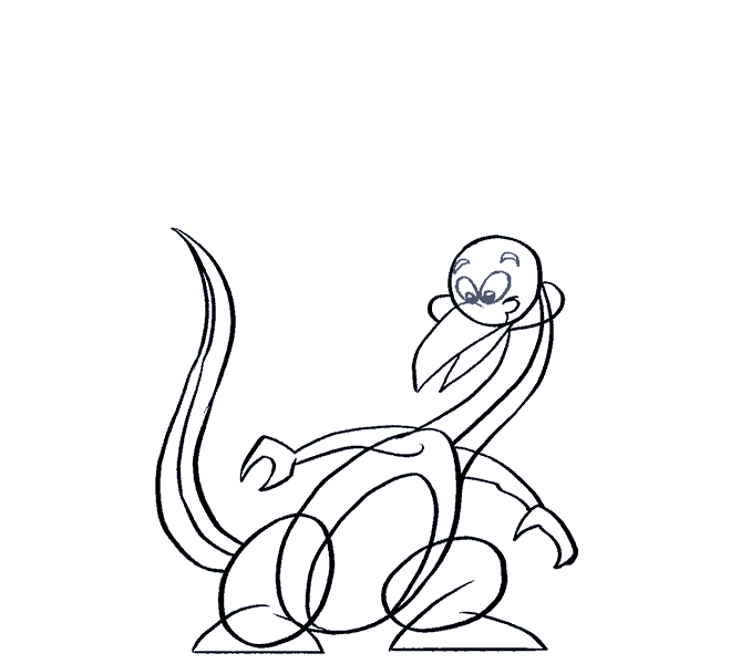 678x600 How To Draw A Cartoon Dragon Easy Drawing Guides