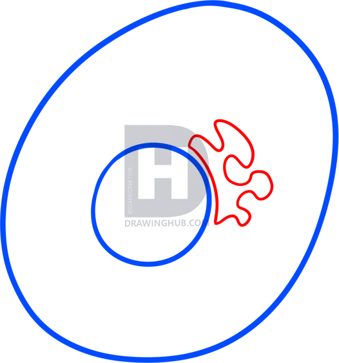 673x720 How To Draw A Cell, Step