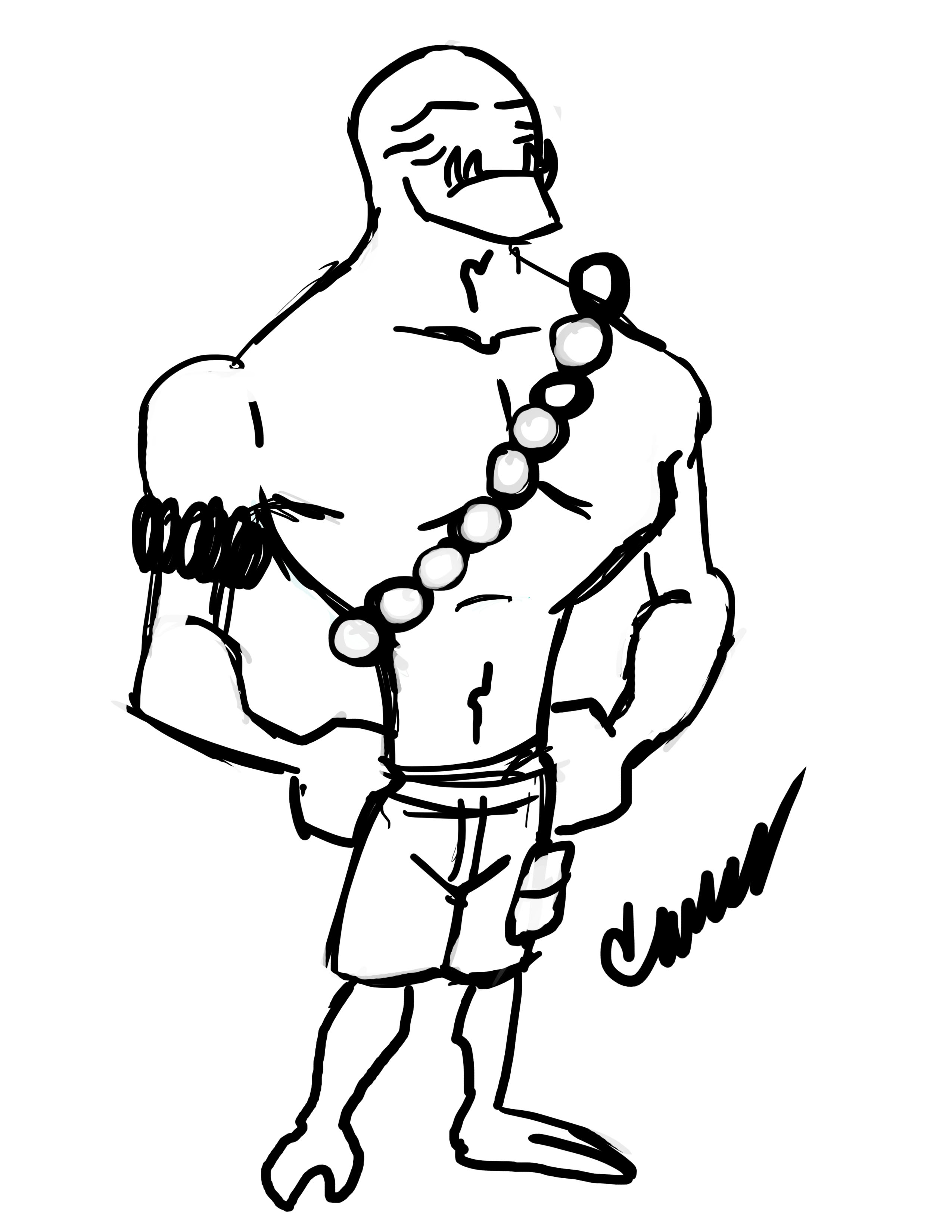 2550x3300 Chloe' Character Design Portfolio Drawing Proj Drawing