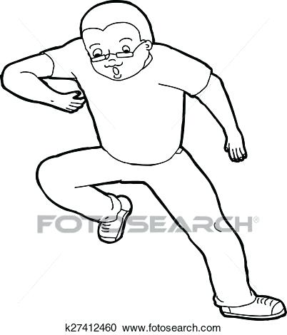 402x470 Person Outline Clipart