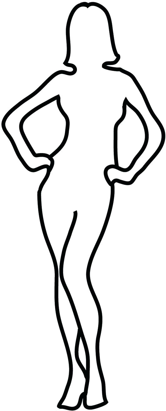 531x1316 Human Body Outline Printable Free Download Clip Art Human Body