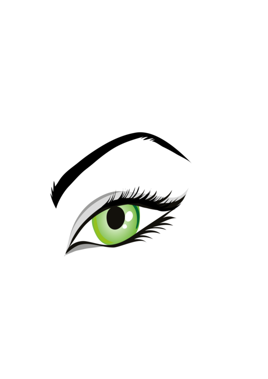 530x750 Eyebrow Computer Icons Human Eye Drawing Cc0