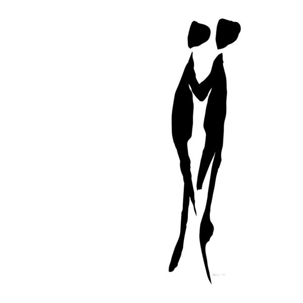 600x600 Abstract Human Figure Drawings Fine Art America