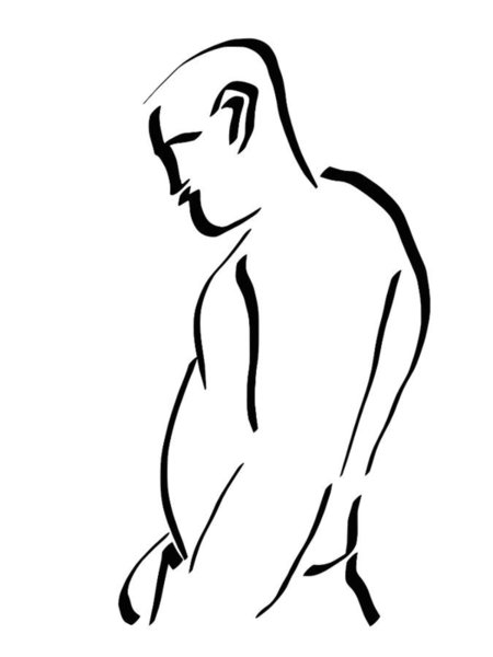 450x600 Male Form Drawings