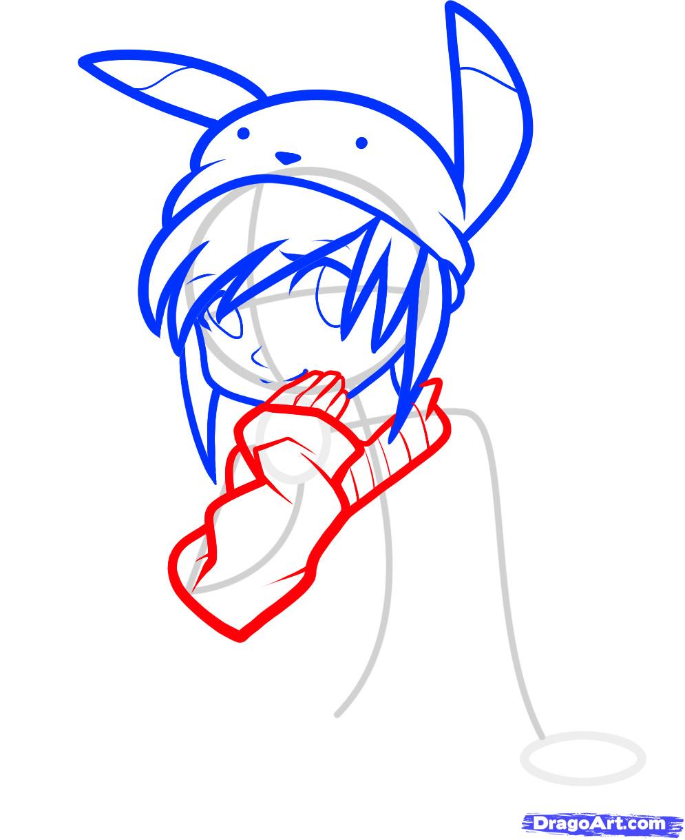 995x1219 how to draw human pikachu, anime pikachu, step