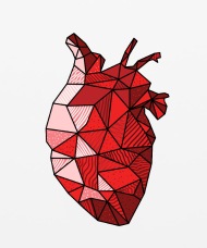 190x228 Real Anatomical Human Heart Drawing T Shirt Mouse Pad Spreadshirt