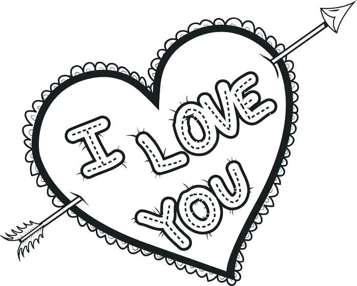 700x560 Heart Coloring Pages Free Printable Heart Coloring Pages For Kids