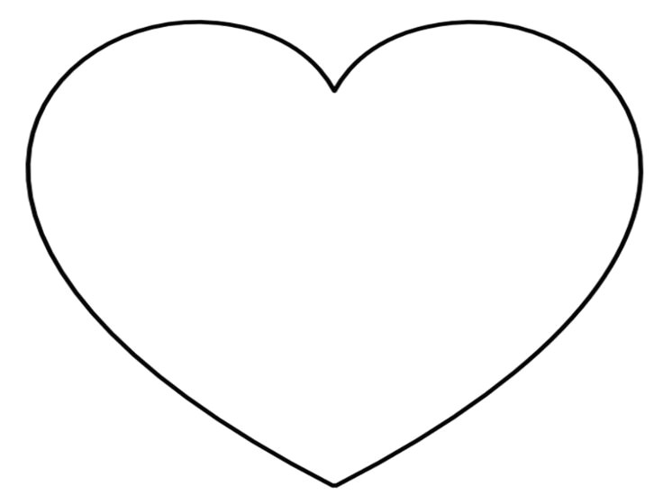 Human Heart Drawing Outline | Free download on ClipArtMag