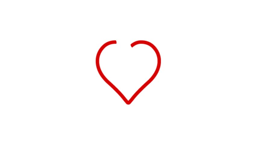 852x480 Human Organs Line Drawing Stock Video Footage