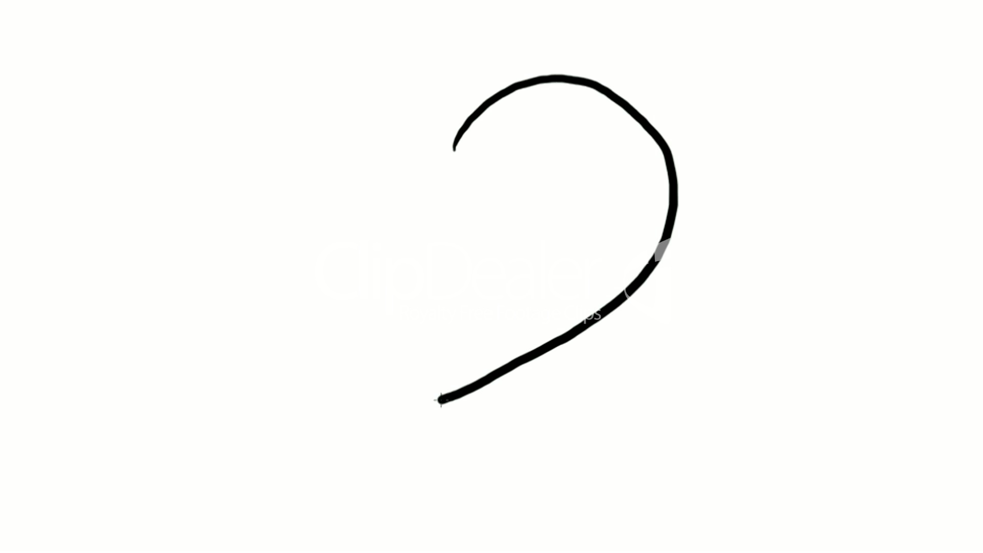 1920x1080 Drawing Of Cartoon Heart Human Take Baton,hand Painting Video