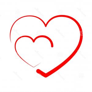 300x300 Heart Outline Red Set Symbol Friendship Intimacy Valentines Day