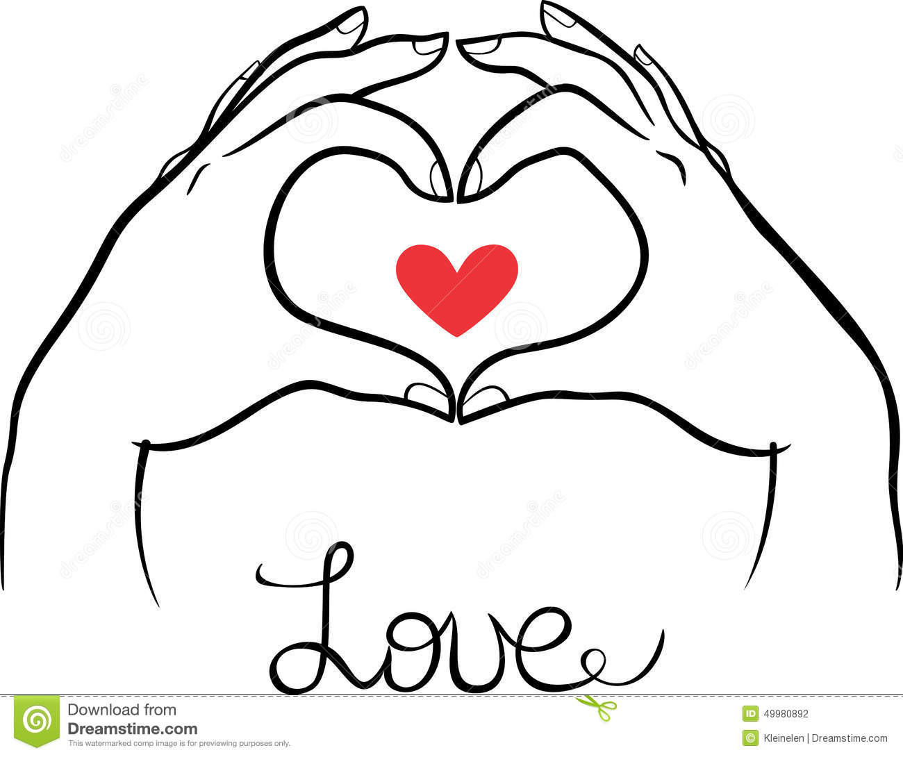 1300x1090 How To Draw Hands Making A Heart Step