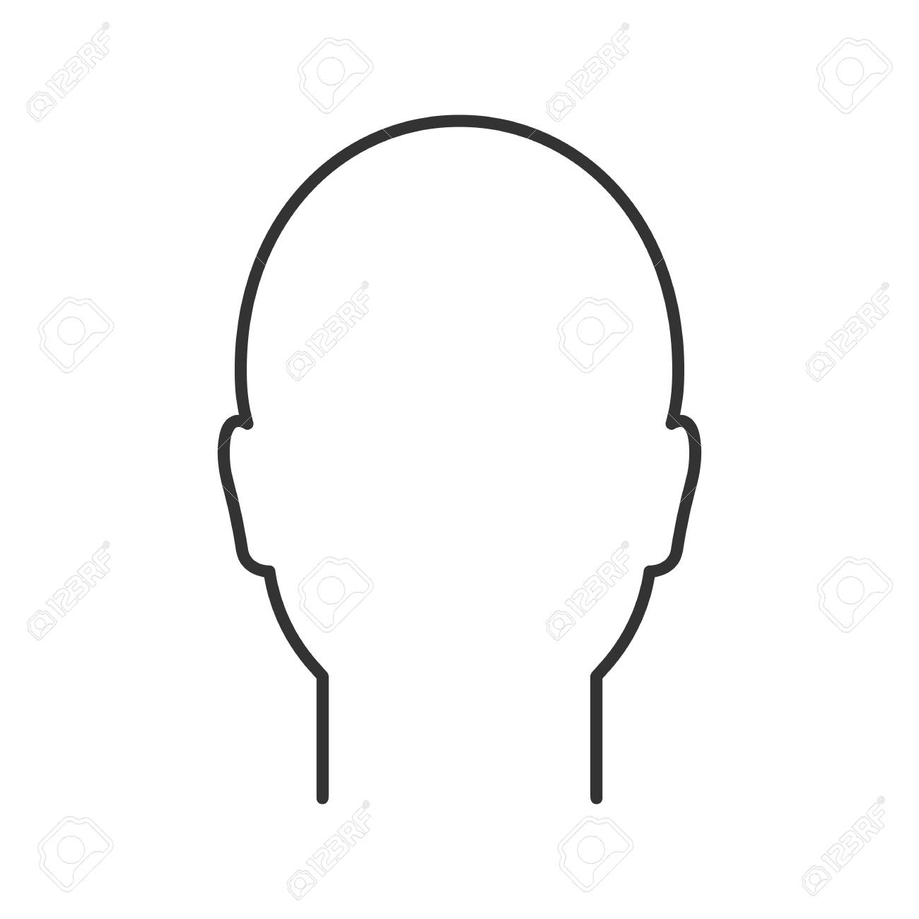1300x1300 Huge Collection Of 'human Face Outline Drawing' Download More