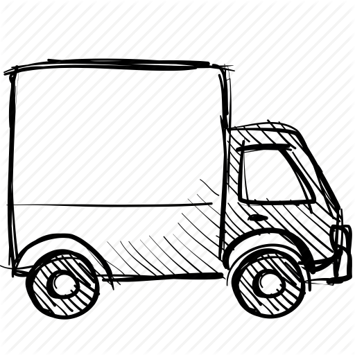 512x512 Pickup Drawing Sketch Frames Illustrations Hd Images Photo