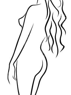 300x400 Coloring Pages Child Body Outline Coloring