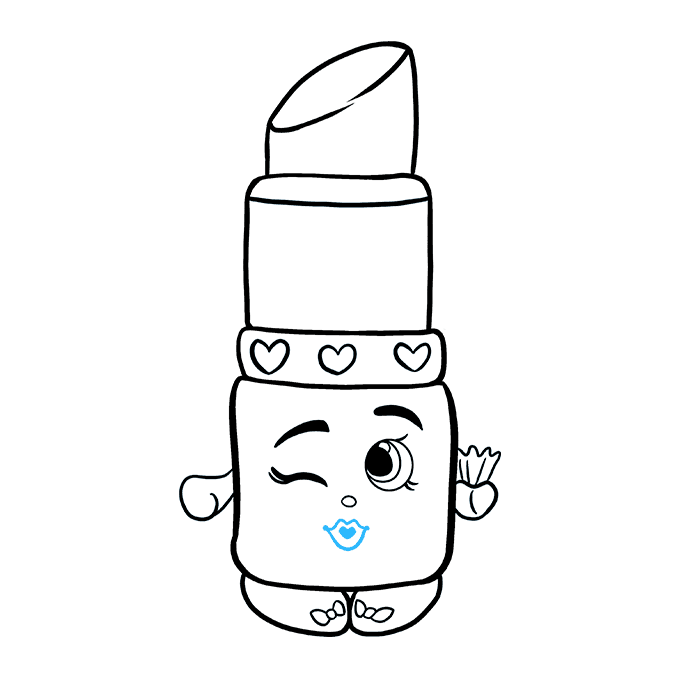 680x678 How To Draw Lippy Lips From Shopkins