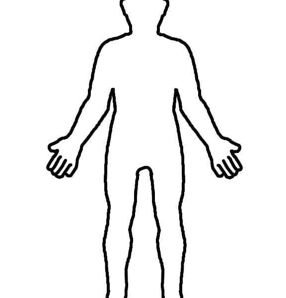 Human Outline Drawing 