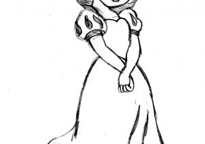 300x210 Snow White Pencil Sketch