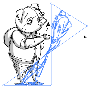 386x373 Deforming A Drawing Using The Perspective Tool