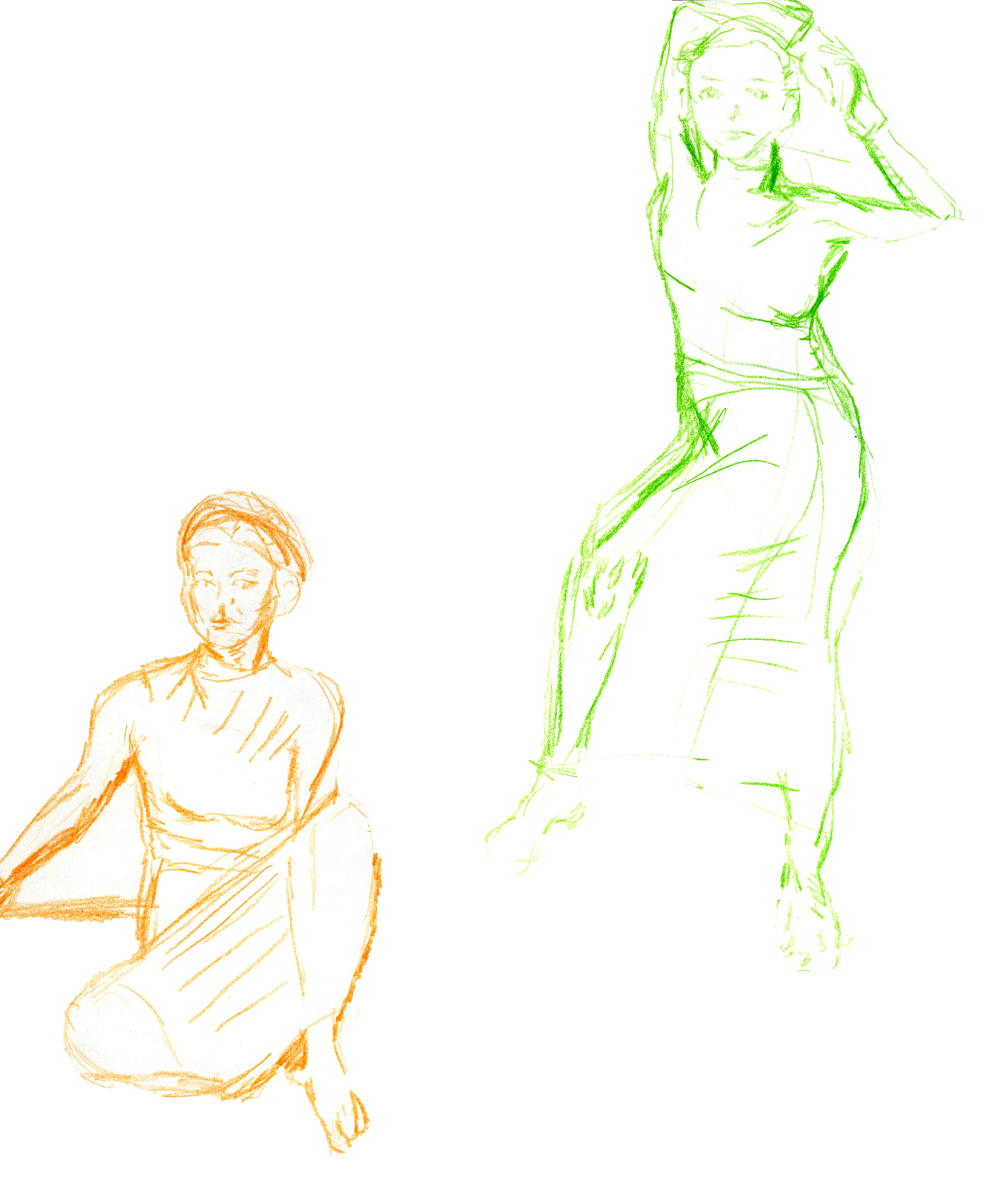 4051x4810 Sarah's Life Drawings
