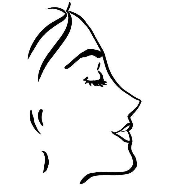 600x600 Profile Drawing Paintings
