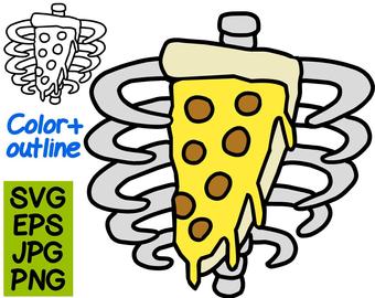 340x270 Rib Cage Drawing Etsy