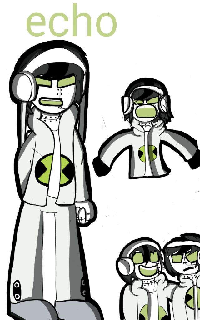 640x1024 Draw Echo Echo And' Echo Echo Ultimate Version Humans Ben Amino
