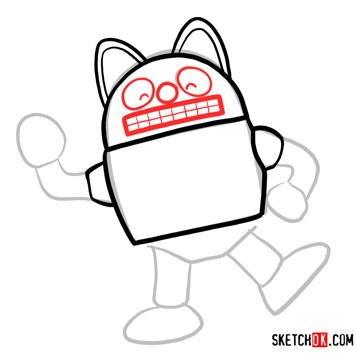 1200x1200 How To Draw Rody The Robot Pororo