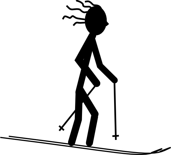 592x535 skier silhouette clip art free vector in open office drawing