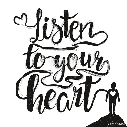 500x500 Vector Illustration With Human Silhouette And Lettering