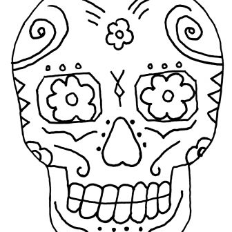 336x336 Easy Skeleton Hand Human Skull For Year Olds To Draw Body