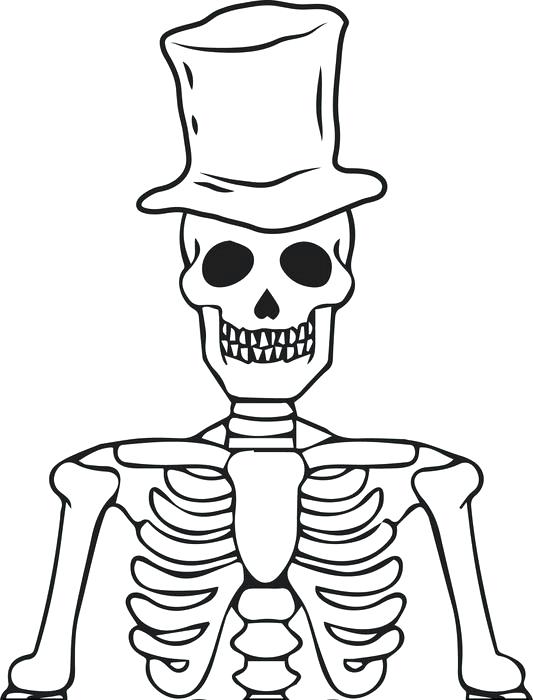 533x700 Skeleton Coloring Book Skeletal System Coloring Book Human Pages