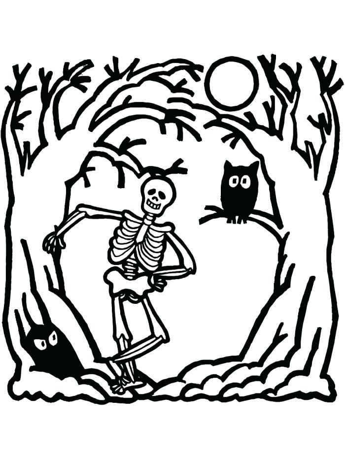 700x932 Skeleton Coloring Sheet Skeleton Coloring Pages For Kids Human
