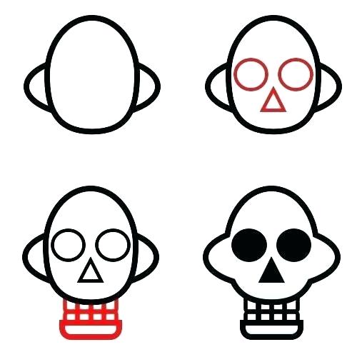 500x500 Easy To Draw Skulls